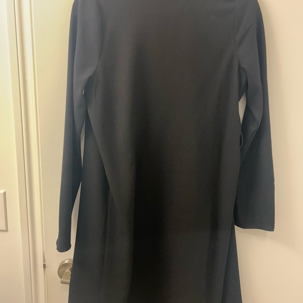 Mendocino Black Draped Overcoat - Picture 2 of 2